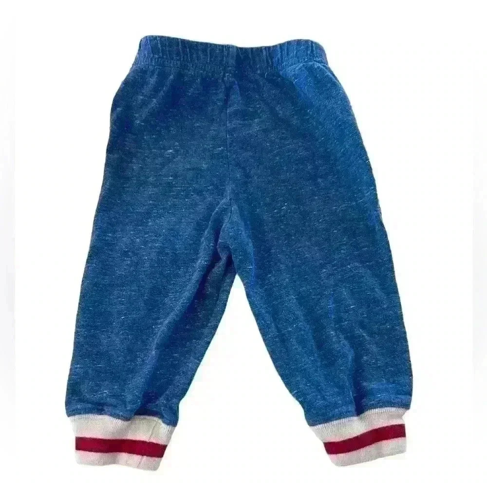 Baby‎ Roots Sweatpants Unisex Size  6-12 Months Blue